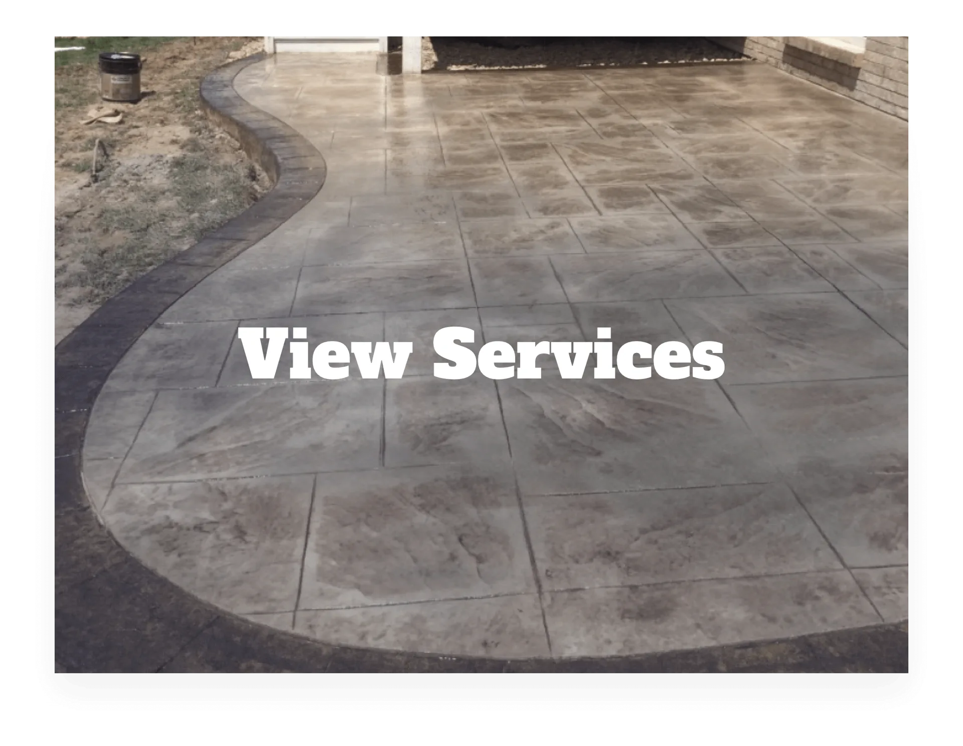 Stamped Patio Design